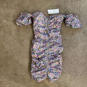 Purple summer Mini dress size XS